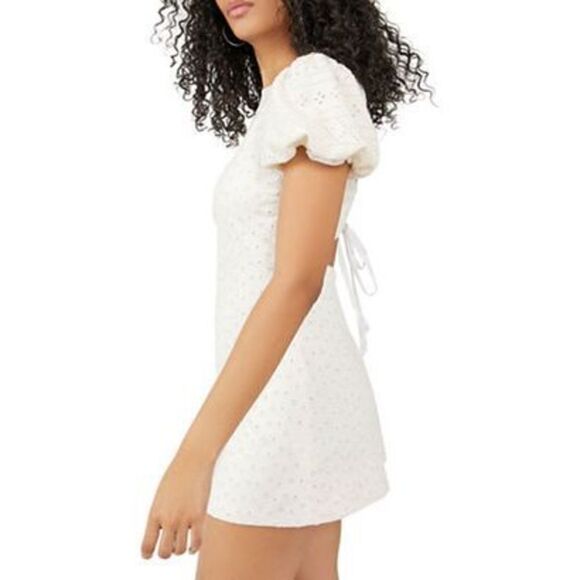 Free people -Apricot Rose Mini Dress - Picture 2 of 10